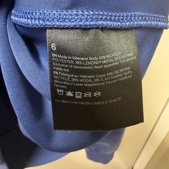 LULULEMON SIZE 6 PERFECTLY OVERSIZED CROPPED CREW SOFTSTREME - Picture 3 of 5